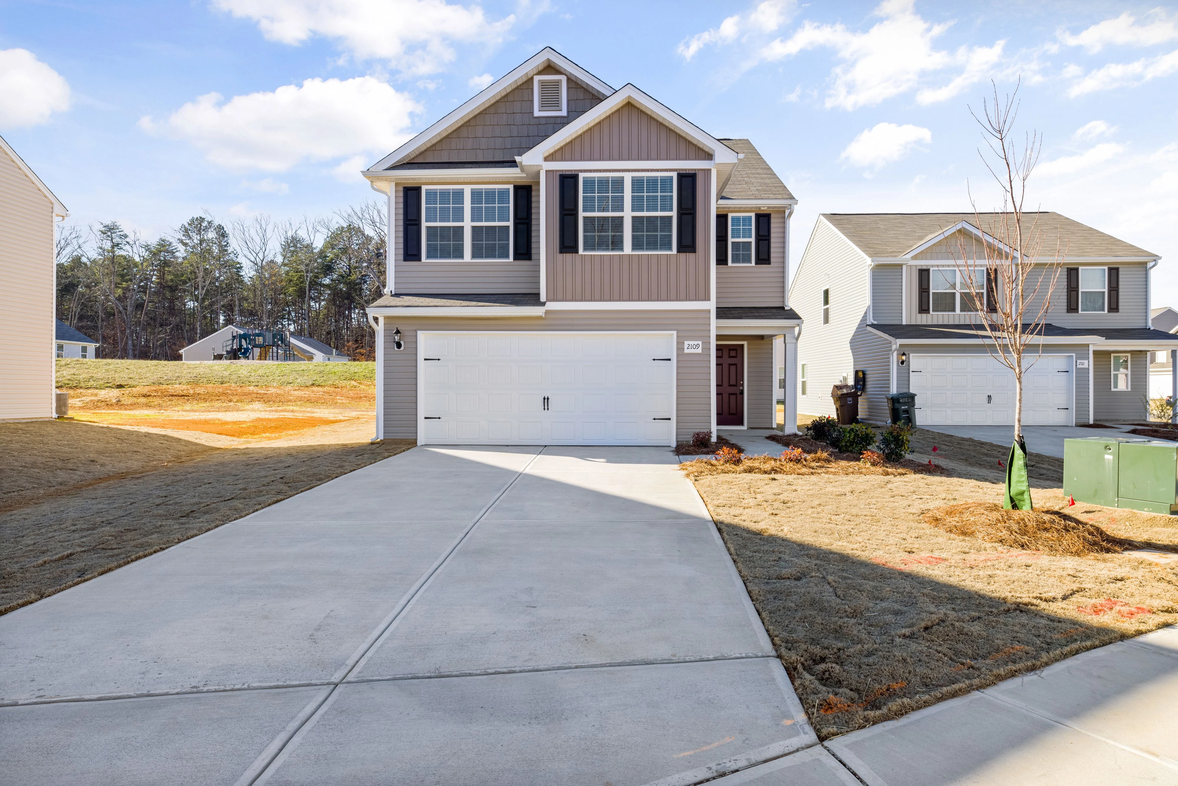Residential garage door in Naperville