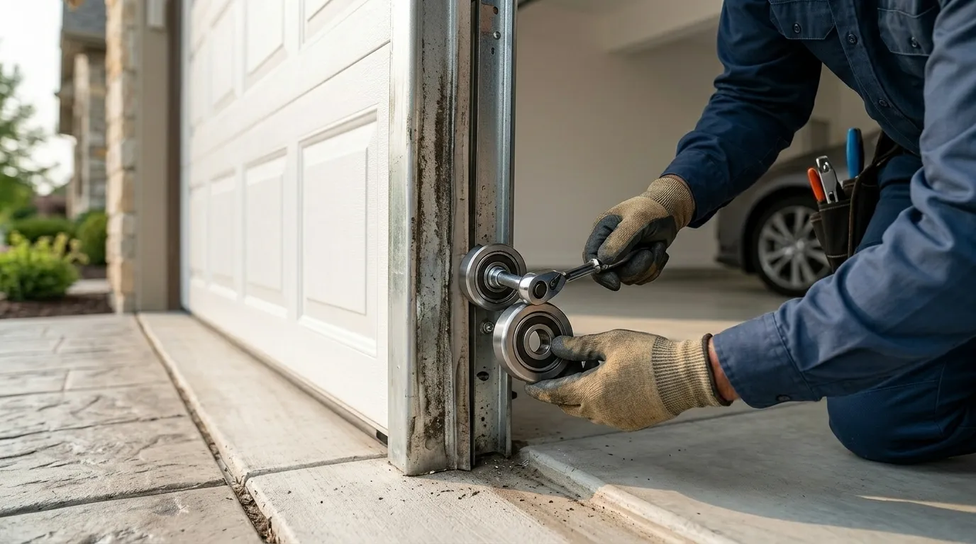 Roller Replacement for Elmhurst's 1960s Garage Doors in Naperville