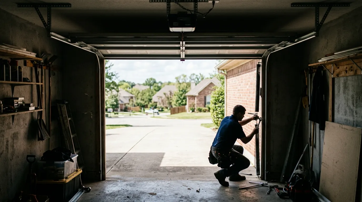 Spring Repair for Elmhurst's 1960s Garage Doors in Naperville