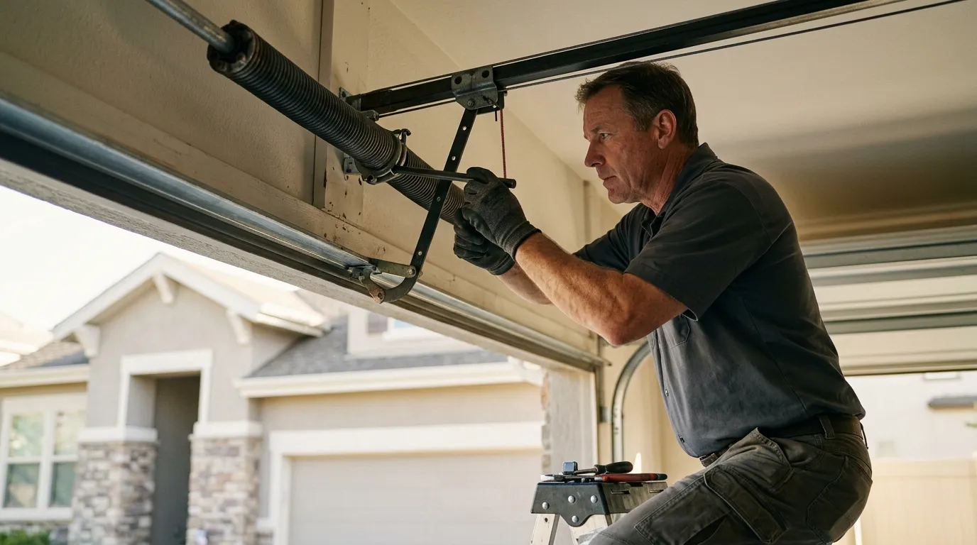 Spring Repair for Warrenville's 1980s Garage Doors in Naperville